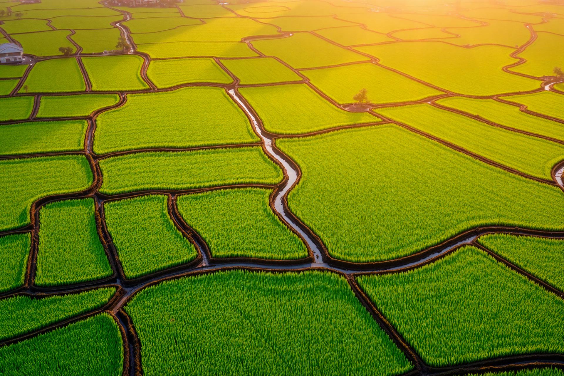 Mwea rice paddies
